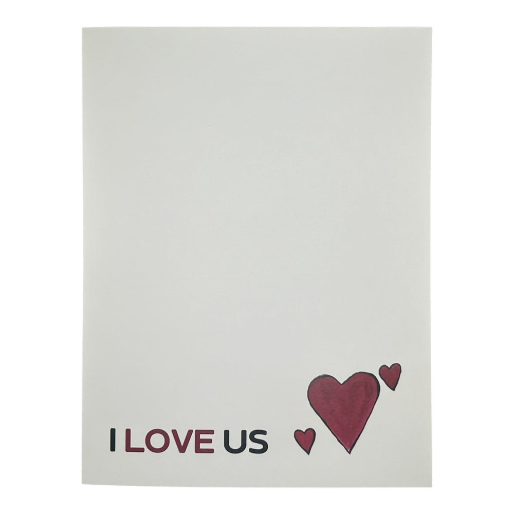 I Love Us Card