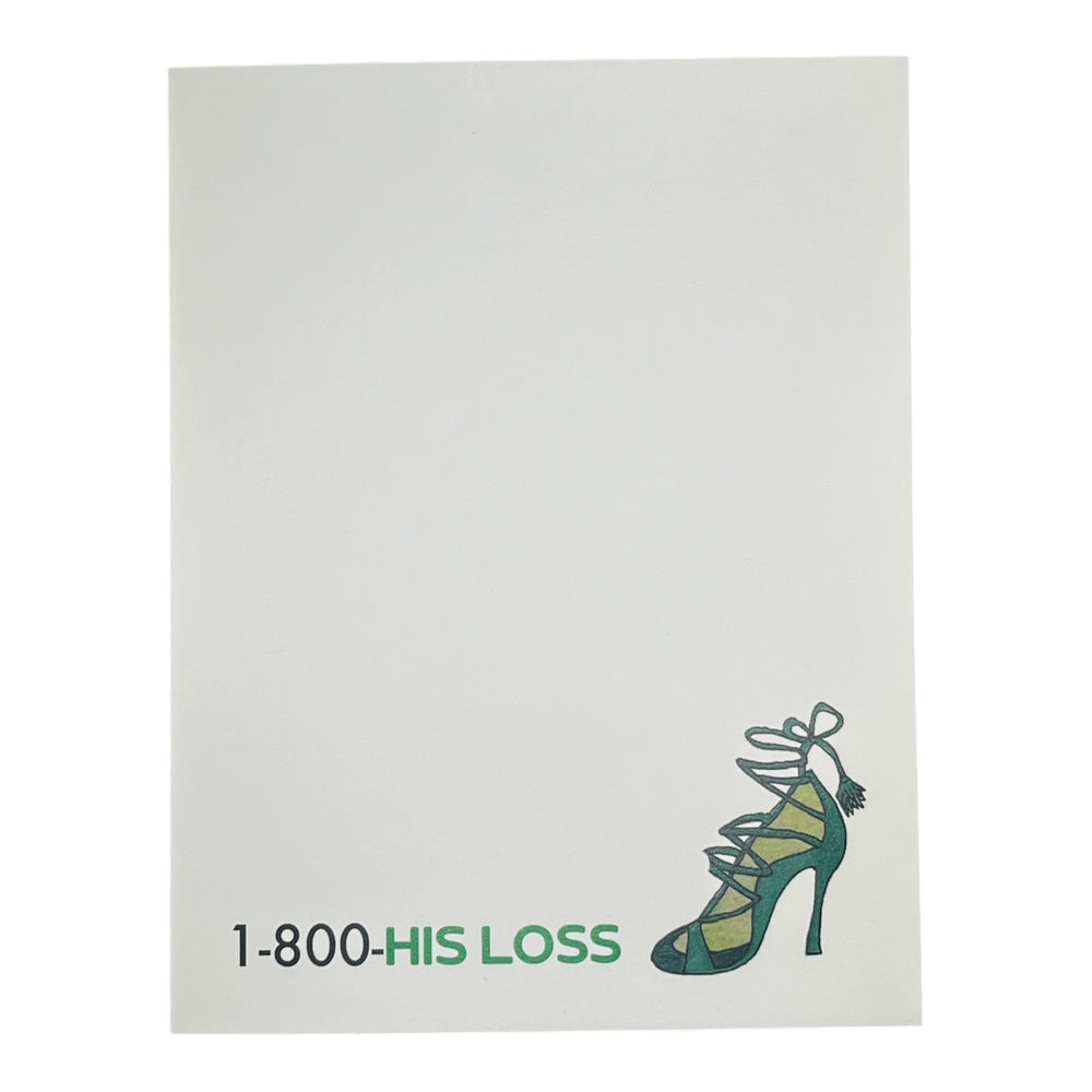 1-800-HIS LOSS Card