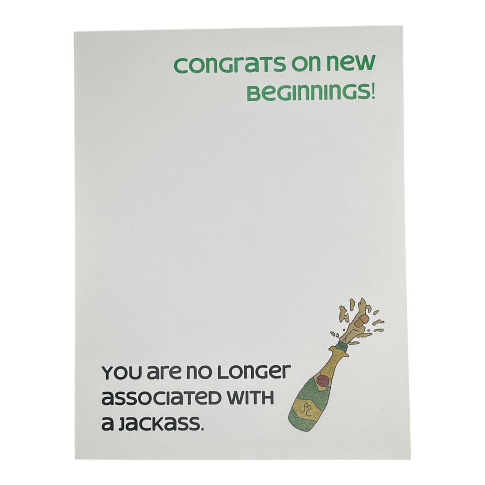 Cheers to New Beginnings Card