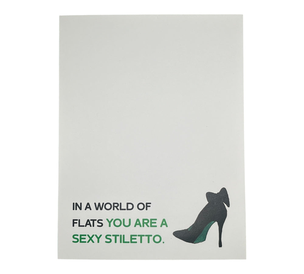 Sexy Stiletto Card