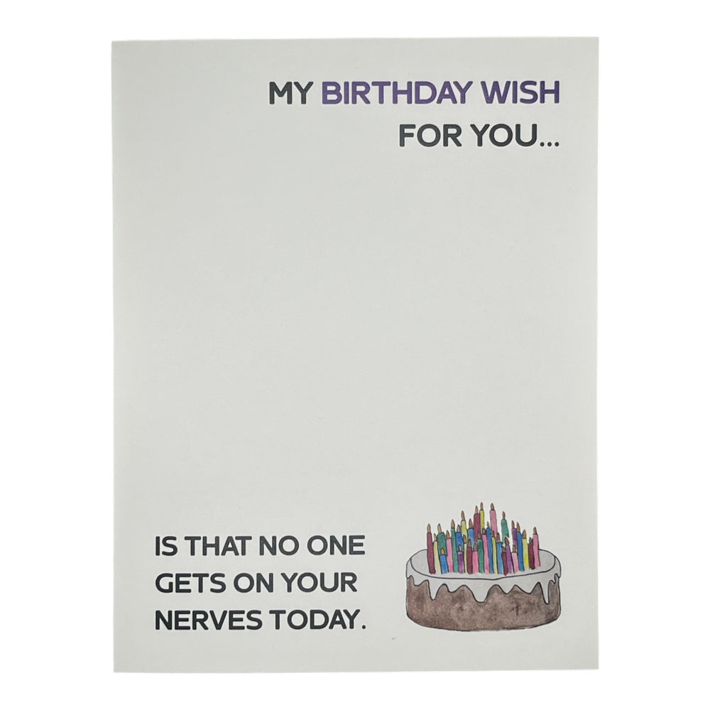 Birthday Wish Card