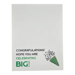 Congratulations!  Celebrating Big! Card