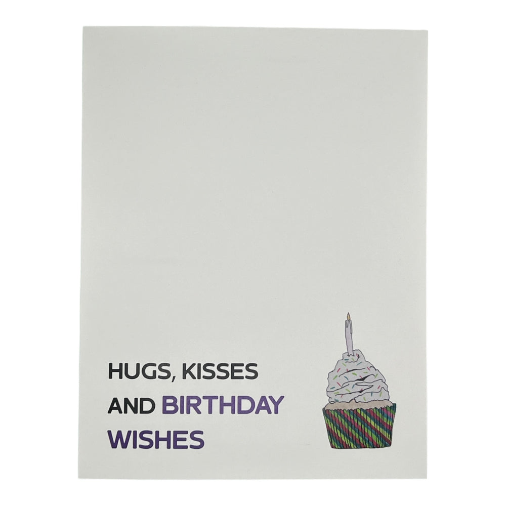 Hugs, Kisses and Wishes Birthday Card