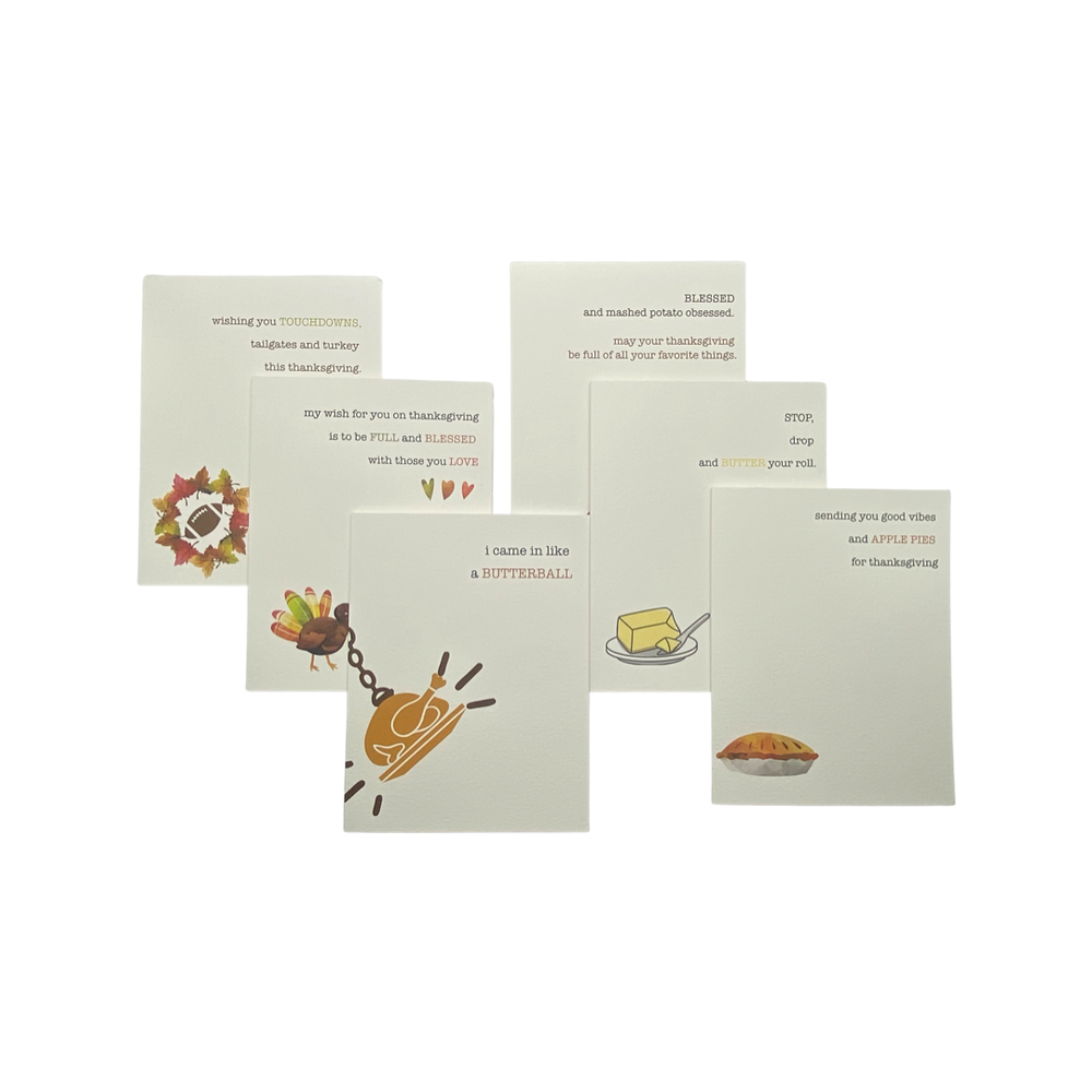 Thanksgiving Grateful Card Pack